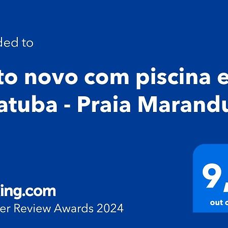 Apto Novo Com Piscina Em Ubatuba - Praia Maranduba 외부 사진